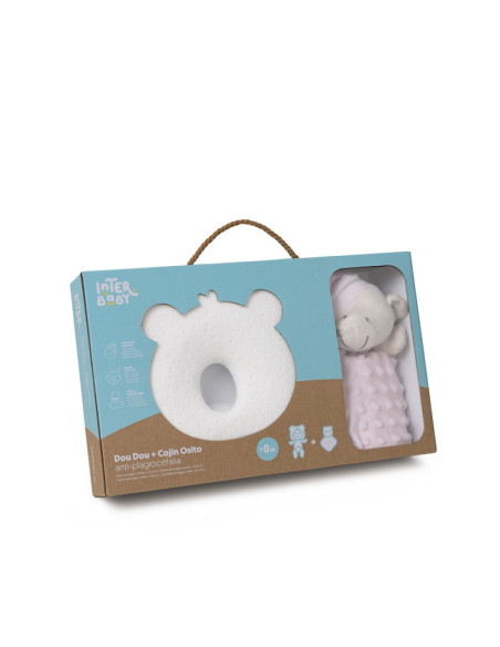 Set cojín antiplagocefalia para bebé 