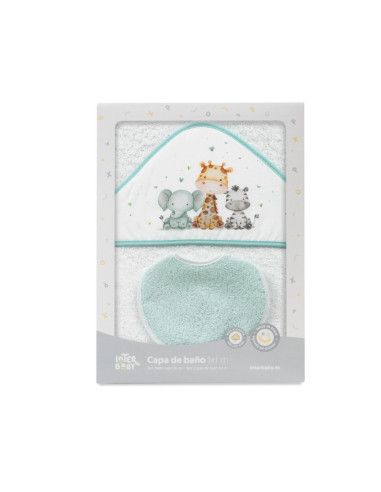 Capa de baño + babero jirafa elefante [product.brand] 6 - Ropa para Bebé | dyley | 
