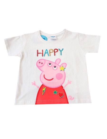 Camiseta manga corta Pepa Pig niña 