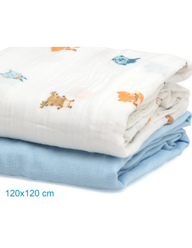 Set 2 Muselinas patitos 