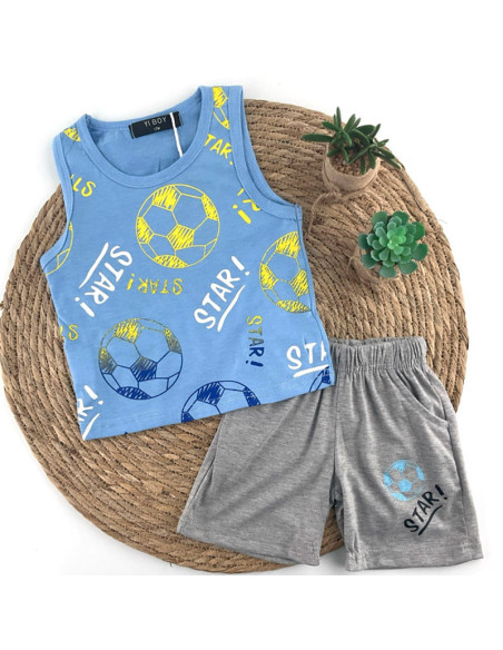 Conjunto tirantes pelotas bebé niño 