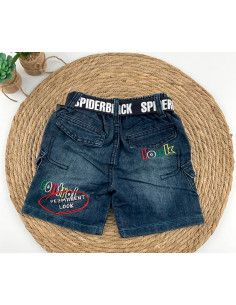 Bermuda denim bolsillos infantil  2