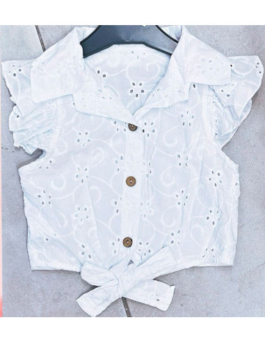 Blusa verano con nudo niña 