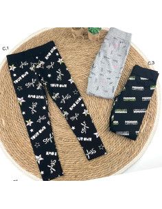 Leggins letras infantil 