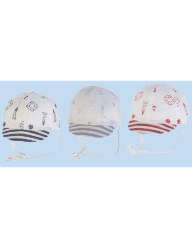 Gorra bebé marinero 