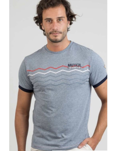 Camiseta hombre manga corta nautical 
