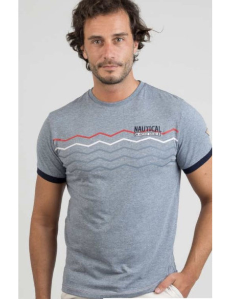 Camiseta hombre manga corta nautical 