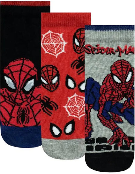 Calcetines tobilleros spiderman niño 
