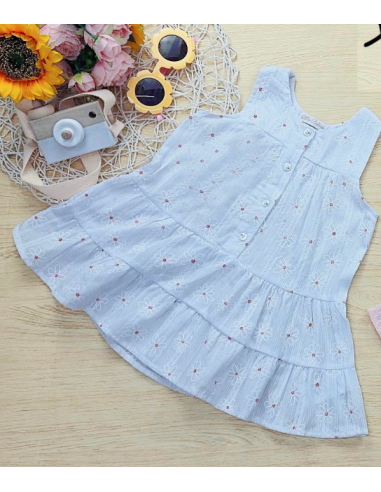 Vestido tirante blanco fluido bebé niña [product.brand] 1 - Ropa para Bebé | dyley | 