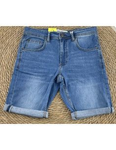 Pantalón bermuda lycra tejano hombre  2