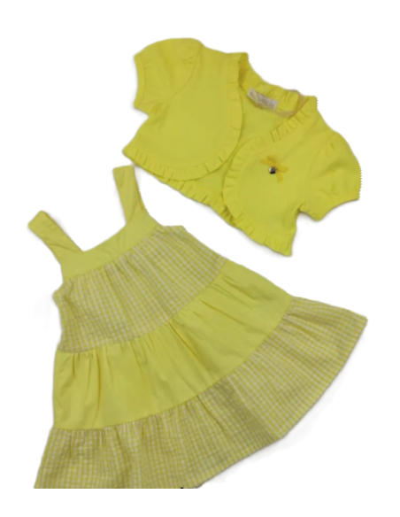 Vestido tirantes y chaquetita 