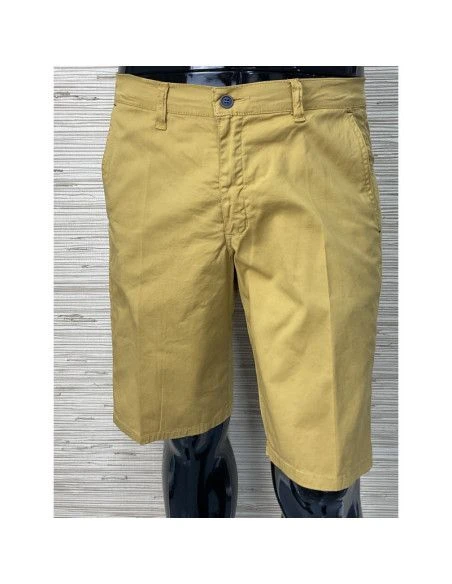 Pantalón bermuda algodón licra hombre 