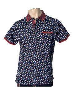 Polo hombre fantasía manga corta 
