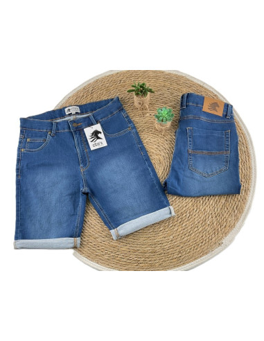 Pantalón pirata tejana de hombre 