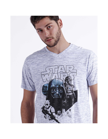 Pijama manga corta star wars hombre 