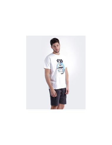 Pijama manga corta star wars hombre 