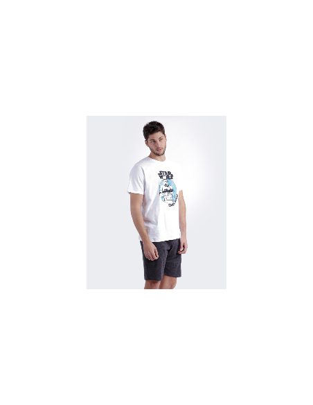 Pijama manga corta star wars hombre 