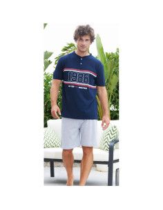 Pijama manga corta talla especial hombre 