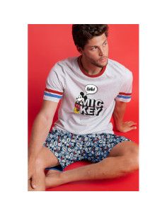 Pijama manga corta Michey hombre 
