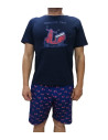 Pijama manga corta taxi hombre 