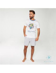 Pijama manga corta verano hombre 