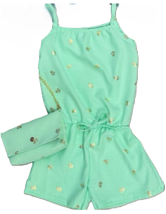 Mono tirantes corto + bolso infantil 