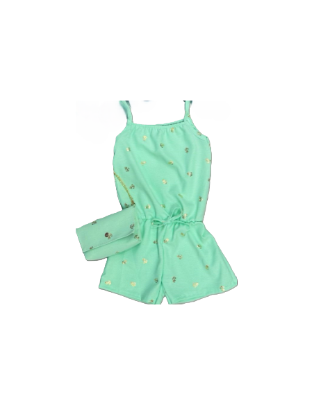 Mono tirantes corto + bolso infantil 