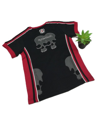 Camiseta manga corta calavera niño 