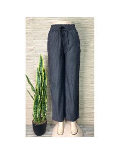 Pantalón efecto tejano mujer  2