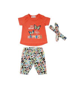 Conjunto de leggins y cinta niña 