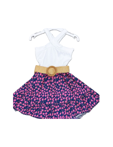 Vestido verano cinturón niña 