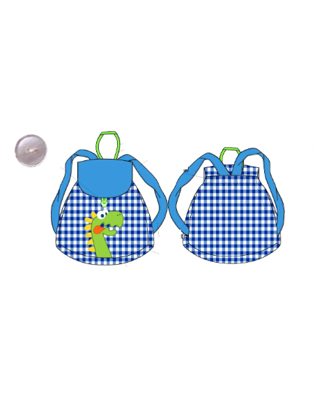 Mochila colegial guardería bordados 
