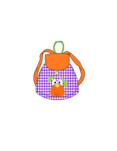 Mochila colegial guardería bordados 