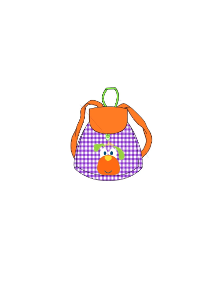 Mochila colegial guardería bordados 