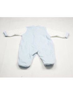 Pelele azul cielo bebé niño  2