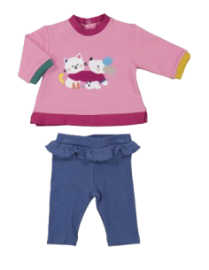 Conjunto dos piezas bebé niña [product.brand] 1 - Ropa para Bebé | dyley | 