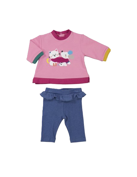 Conjunto dos piezas bebé niña 