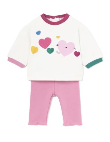 Conjunto dos piezas bebé niña 
