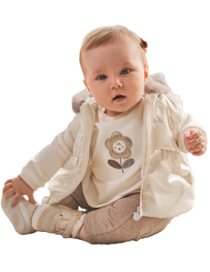 Conjunto de 3 piezas con chaleco bebé niña [product.brand] 1 - Ropa para Bebé | dyley | 