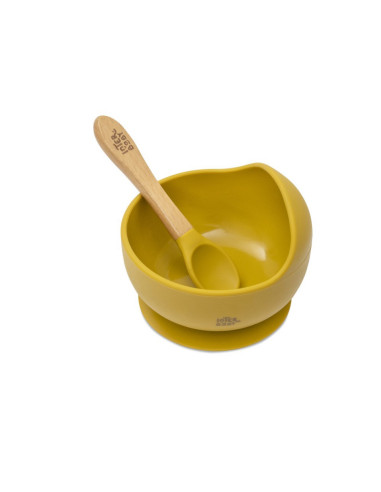 Cuenco silicona con cuchara 