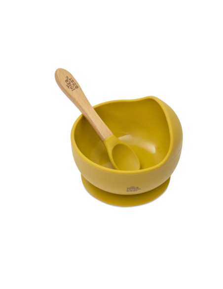 Cuenco silicona con cuchara 