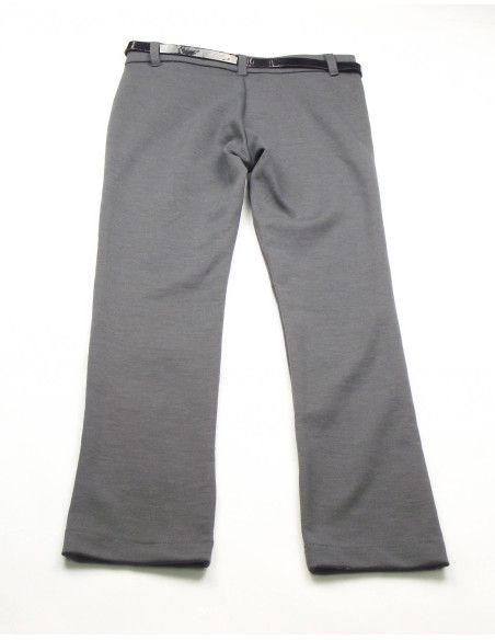 Pantalón largo con cinturón niña 