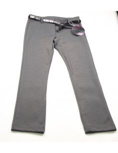 Pantalón largo con cinturón niña 