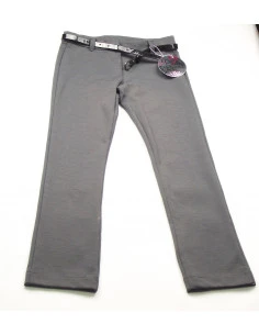 Pantalón largo con cinturón niña 