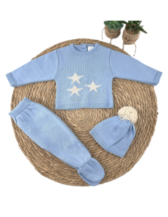 Conjunto bebé lana 