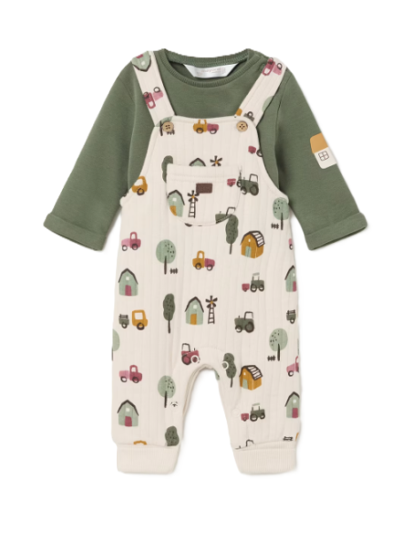 Conjunto peto acolchado bebé niño [product.brand] 2 - Ropa para Bebé | dyley | 