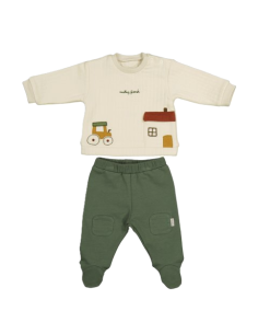 Conjunto polaina 2 piezas bebé niño  2