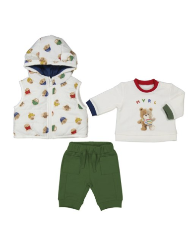 Conjunto de 3 piezas con chaleco bebé niño [product.brand] 1 - Ropa para Bebé | dyley | 