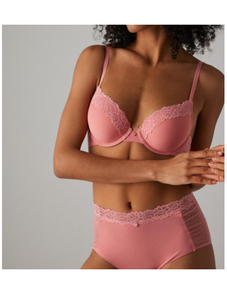 Conjunto lencería push-up de mujer 