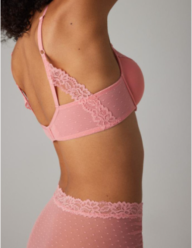 Conjunto lencería push-up de mujer 